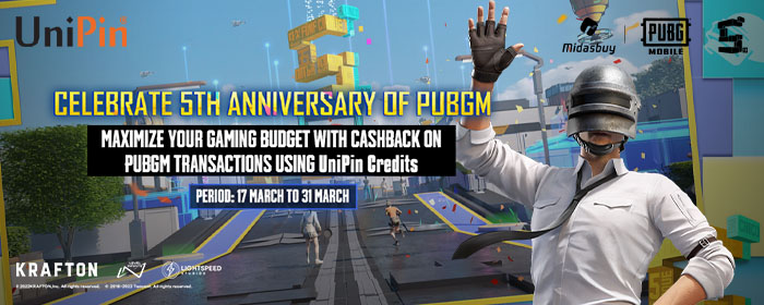 Act Fast And Secure Your Cashback With UniPin Promotion For PUBGM Gamers (MY)